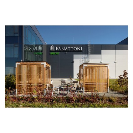 Odpočinková zóna v Panattoni Sulechów #mestskymobiliarodegoe …